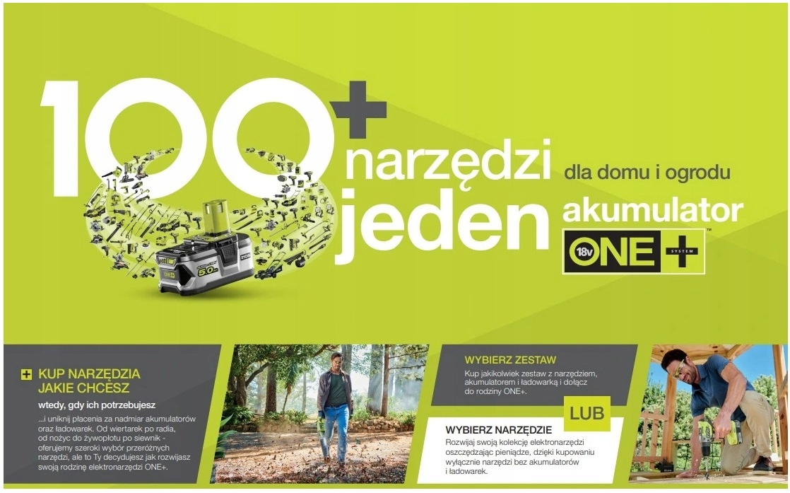 Ładowarka do akumulatorów Ryobi RC18115 18V ONE+ Kod producenta 5133003589