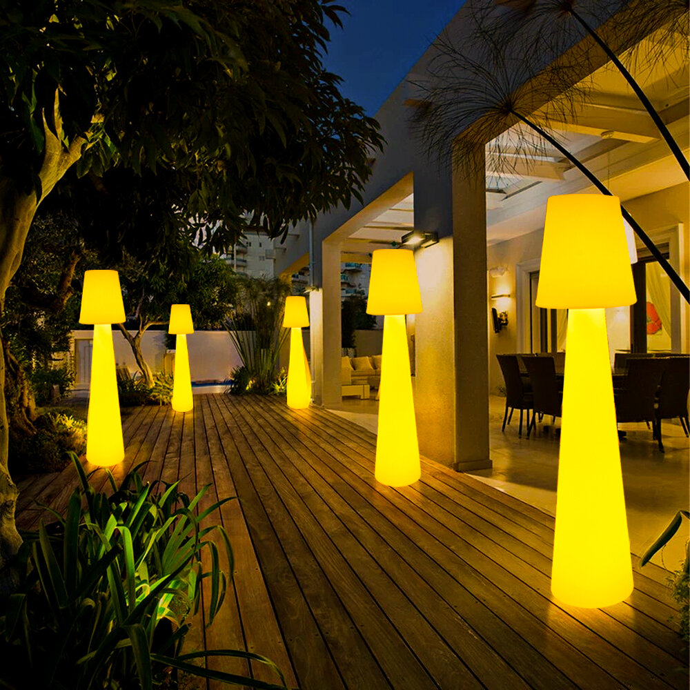 Rgb záhradná banketová lampa Gardena M
