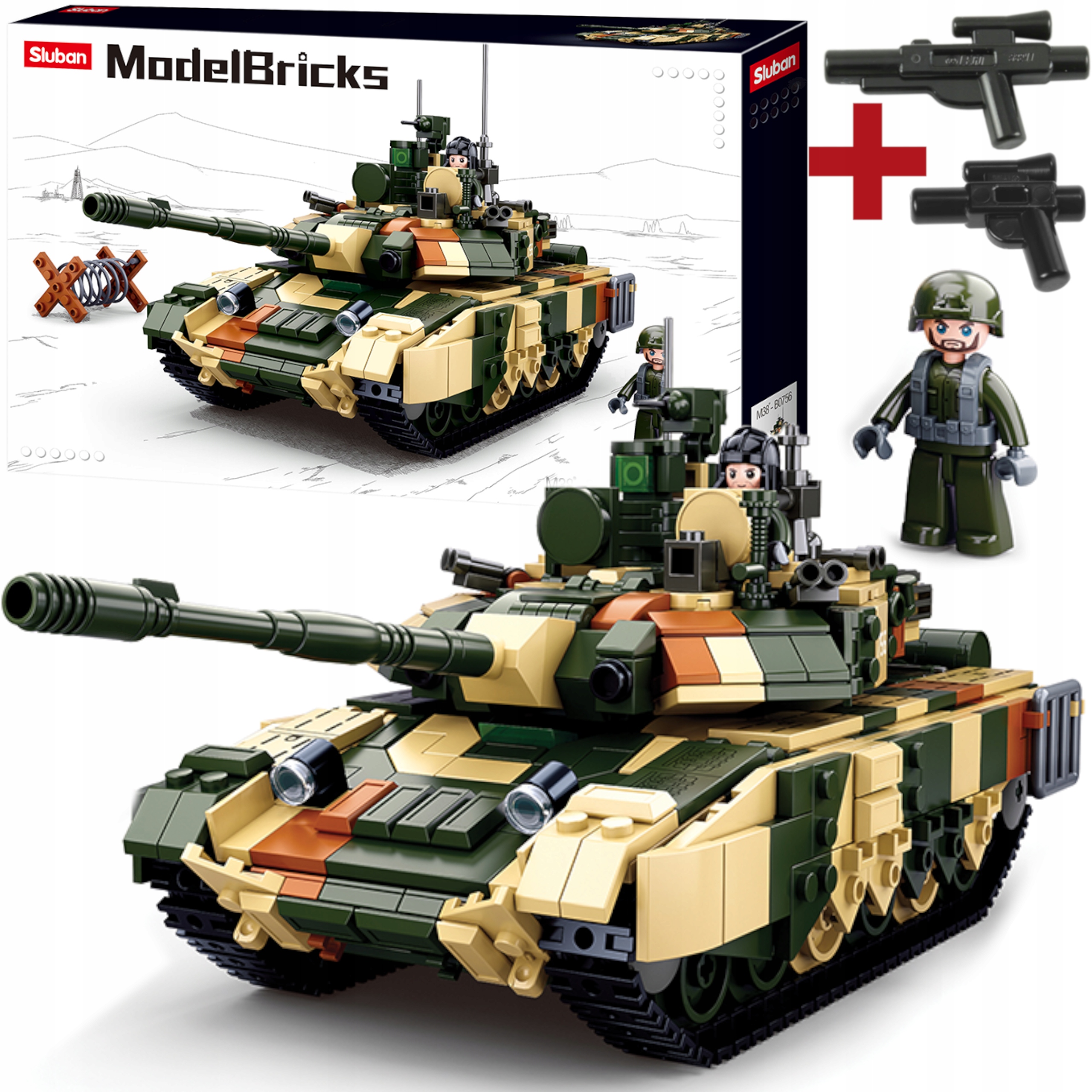 

Klocki Wojsko Czołg Rosyjski T-90 Ms Lego Broń