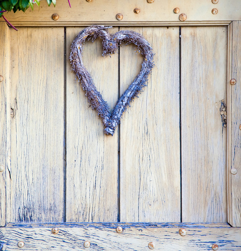 

Fototapeta flizelina na wymiar Serca na drzwiach