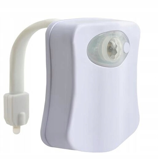 LAMPKA LED PODŚWIETLENIE TOALETY WC CZUJNIK RUCHU PROGRAMOWANE KOLORY Kod producenta MDL-1074