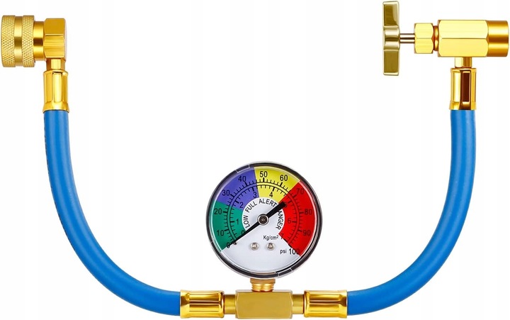 R134A Hadice pro nabíjení chladicího média s manometrem pro hadici