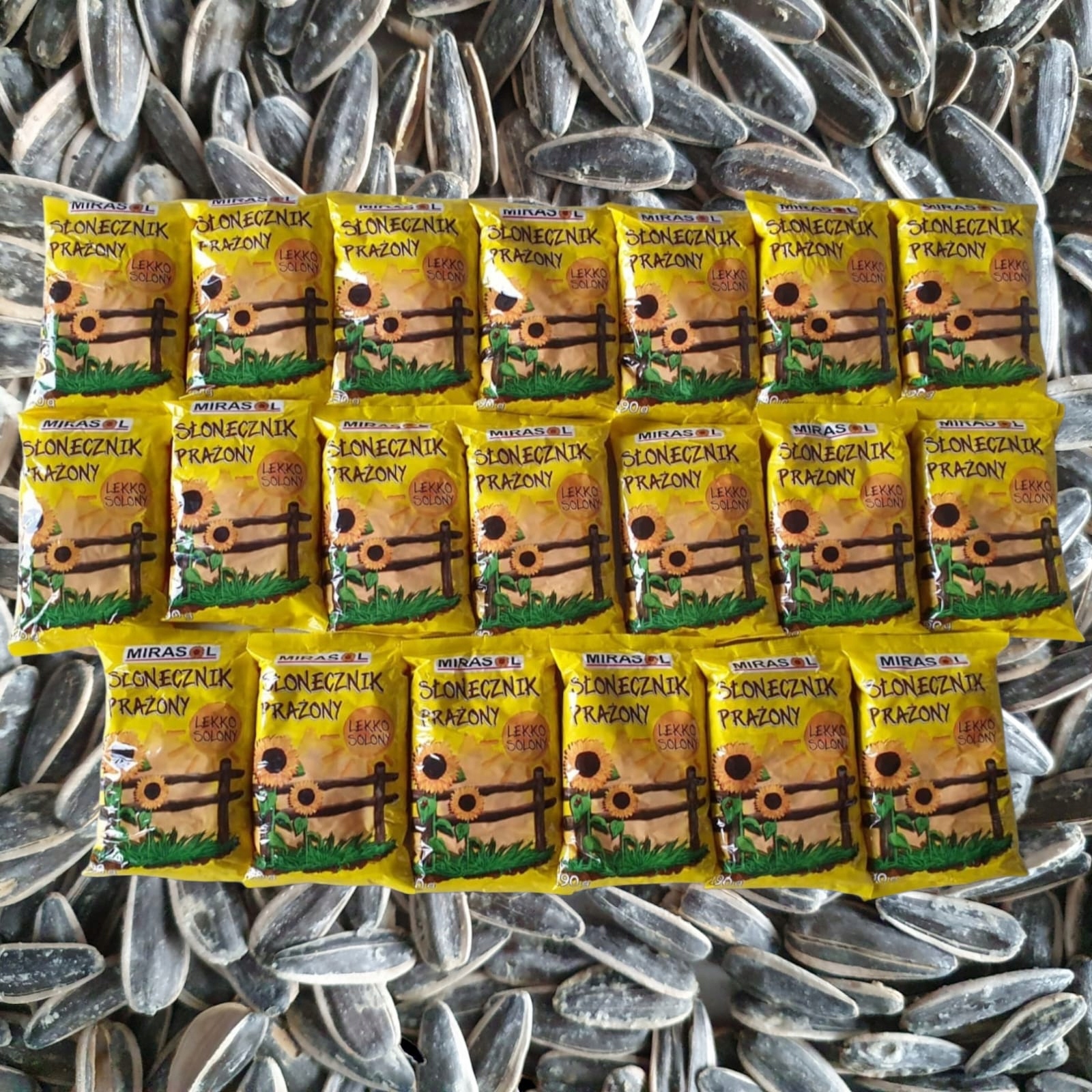 Słonecznik Prażony 190g Lekko Solony Mirasol !!!!!duże Ziarno!!!!!!