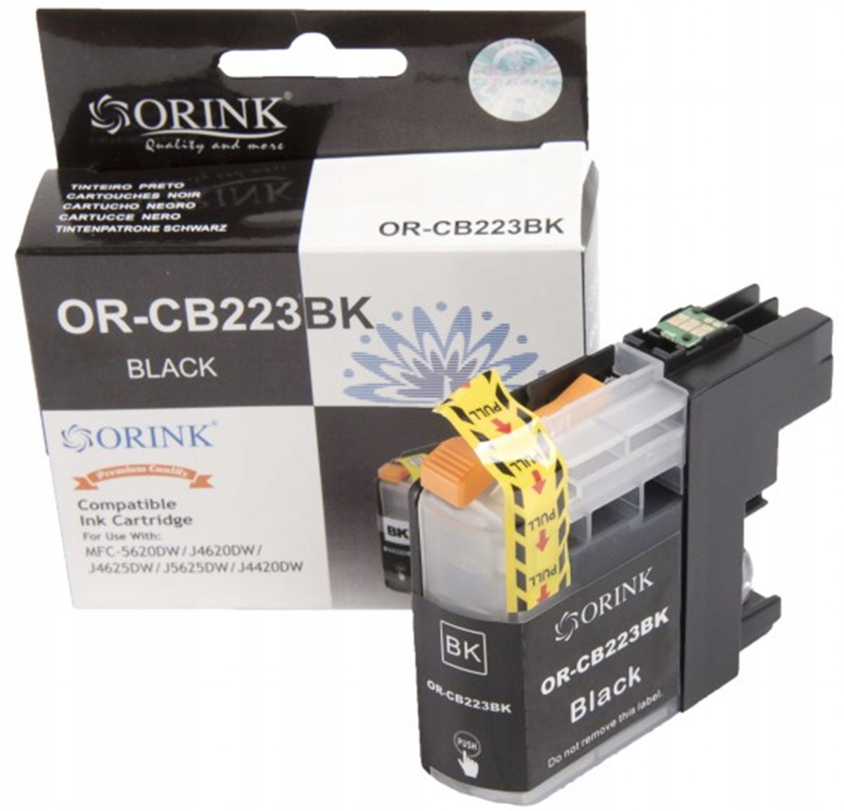

Tusz LC223 XL czarny Orink do Brother LC223XL Bk