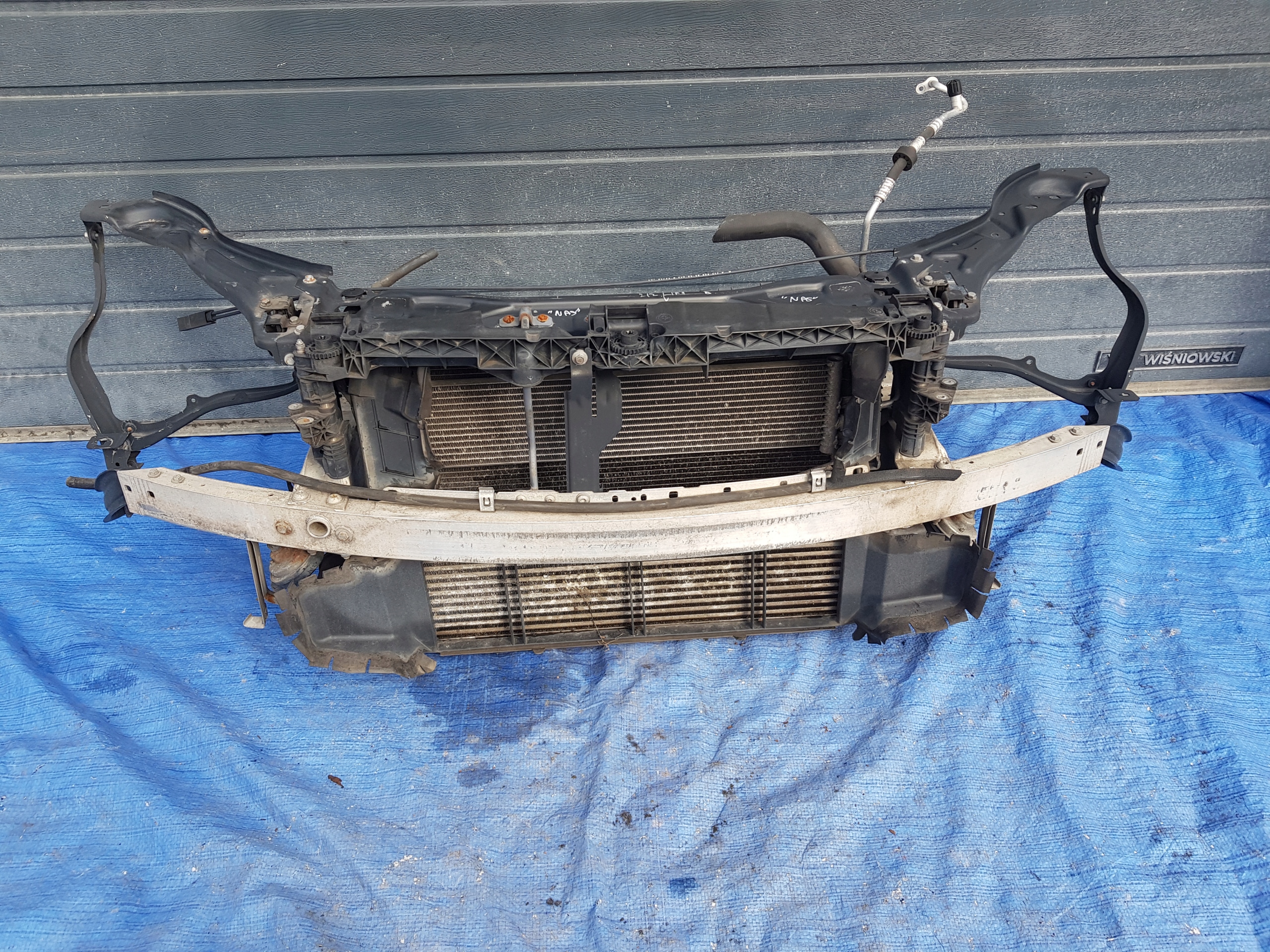 support panel for radiators radiator MERCEDES W212 LIFT 651 2.2 CDI HYBRYDA