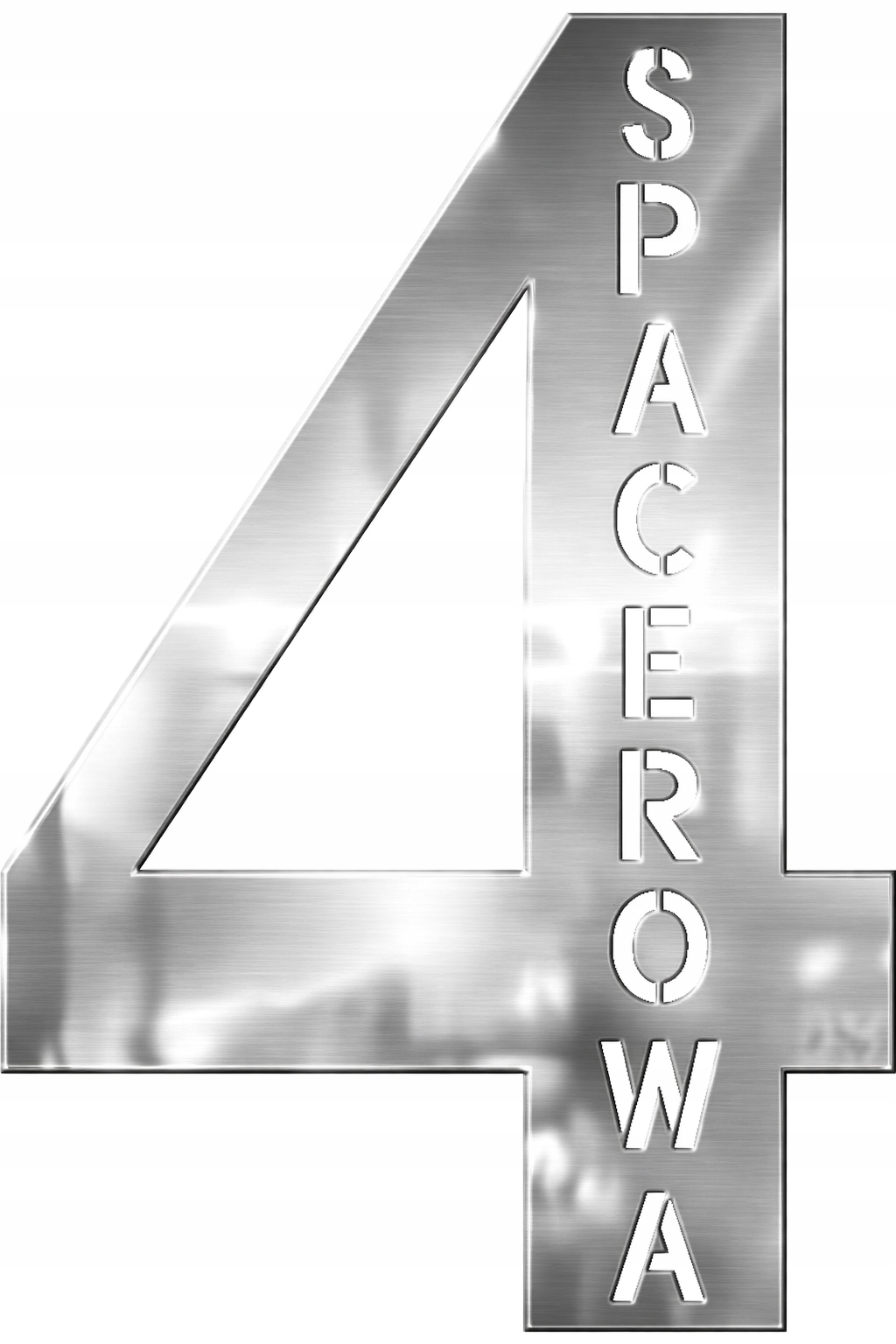 Adresní štítek číslice nerezová ocel 30 cm, číslo popisné, ulice, Cnc štítek