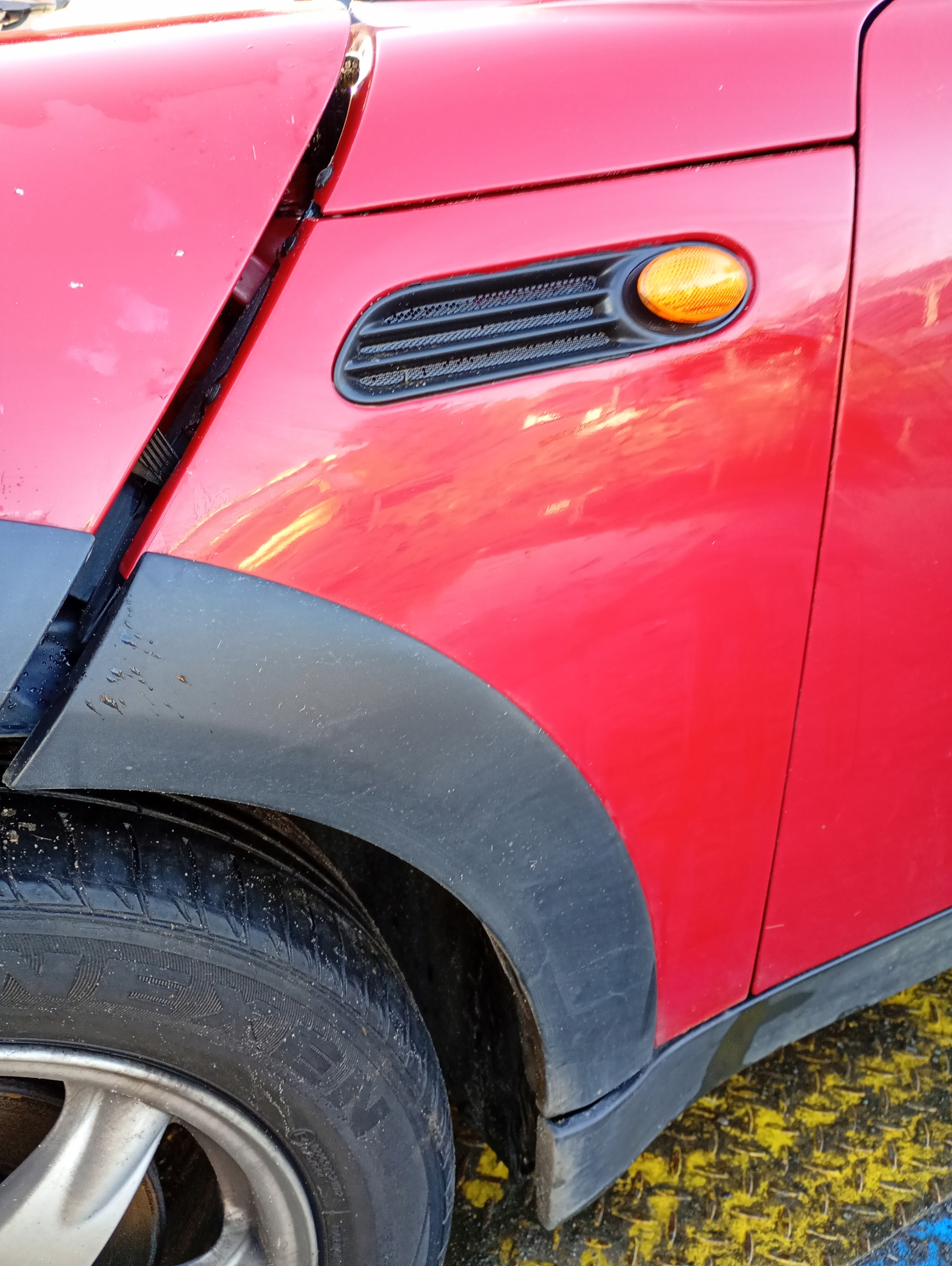Mini Cooper R50 01-06 fender left front front lakieru 851 Chilli red