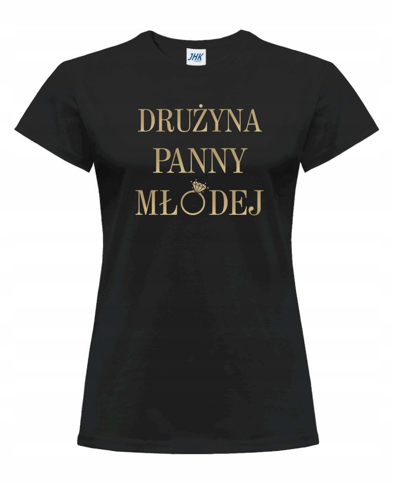

Koszulka czarna damska Drużyna Panny Młodej L