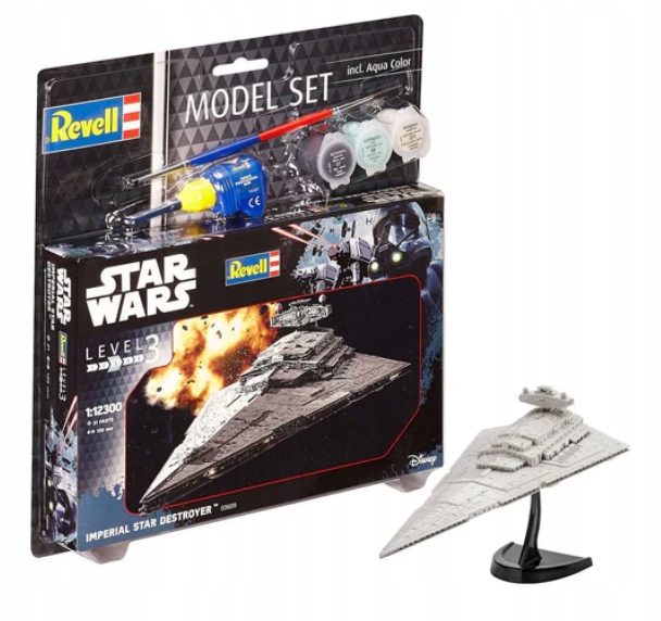 Model do sklejania Revell/63609/ IMPERIAL STAR DESTROYER farby klej