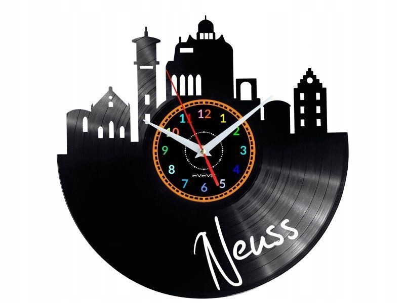 Neuss Dárek Originální dekorace do domu Hodiny z vinylové desky
