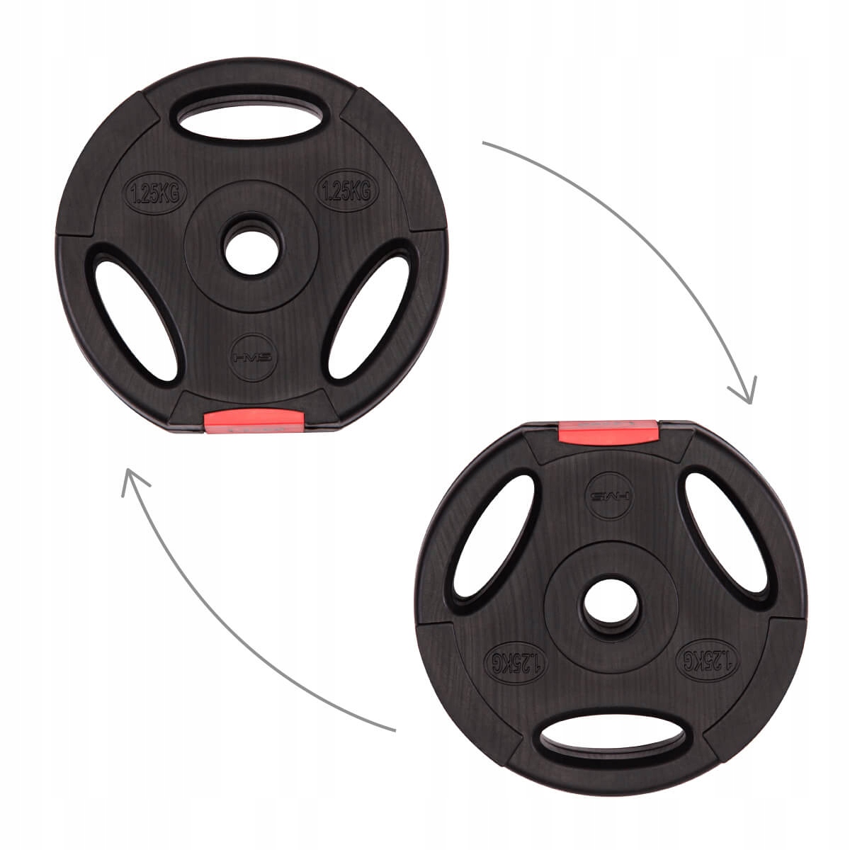 Hantle Regulowane Bitumiczne Treningowe 40 KG HMS Marka HMS