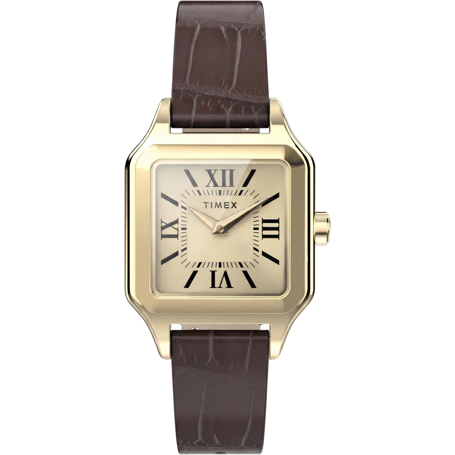 Dámské hodinky Timex TW2Y90700 hnědé