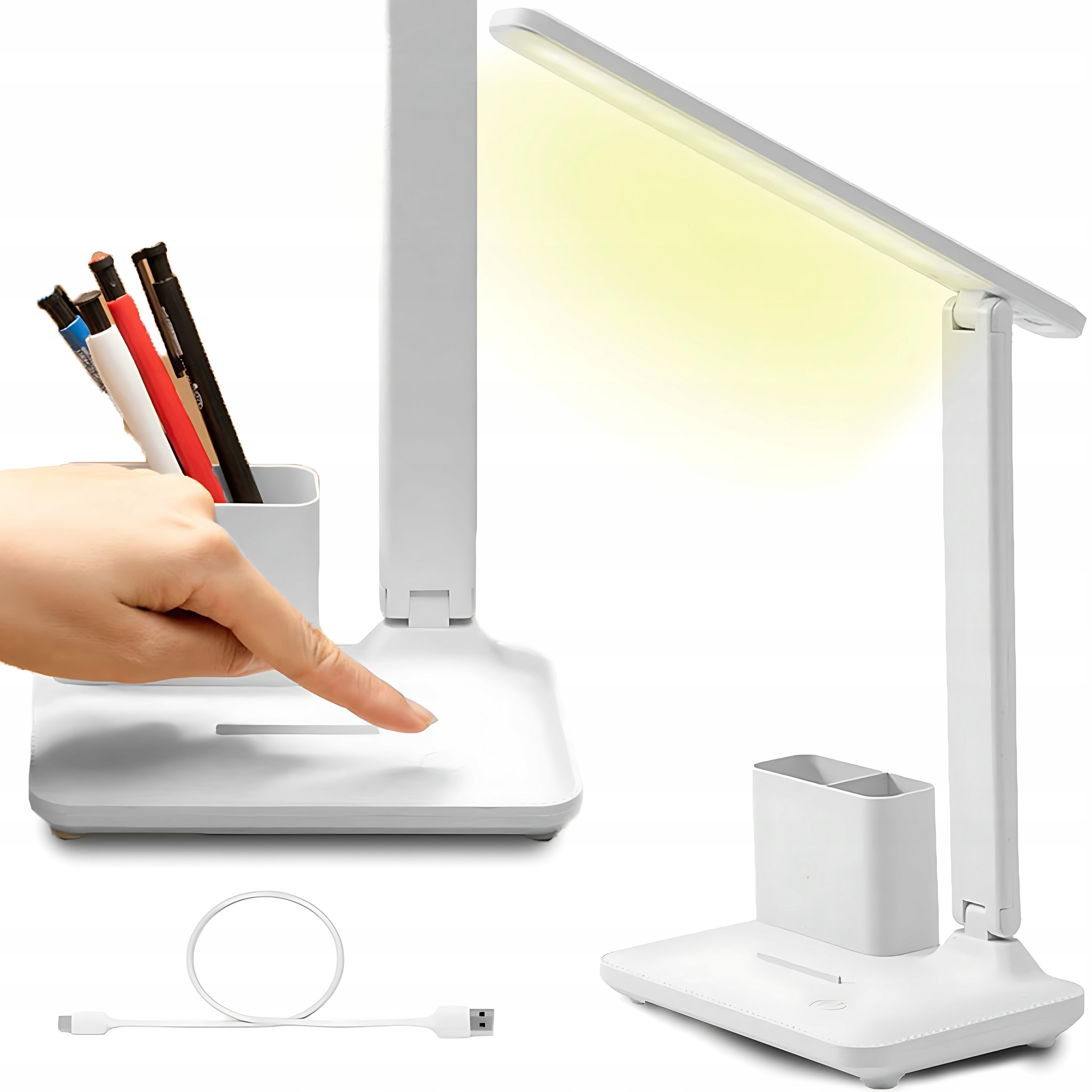 LAMPKA BIURKOWA LAMPA NA BIURKO BEZPRZEWODOWA LED
