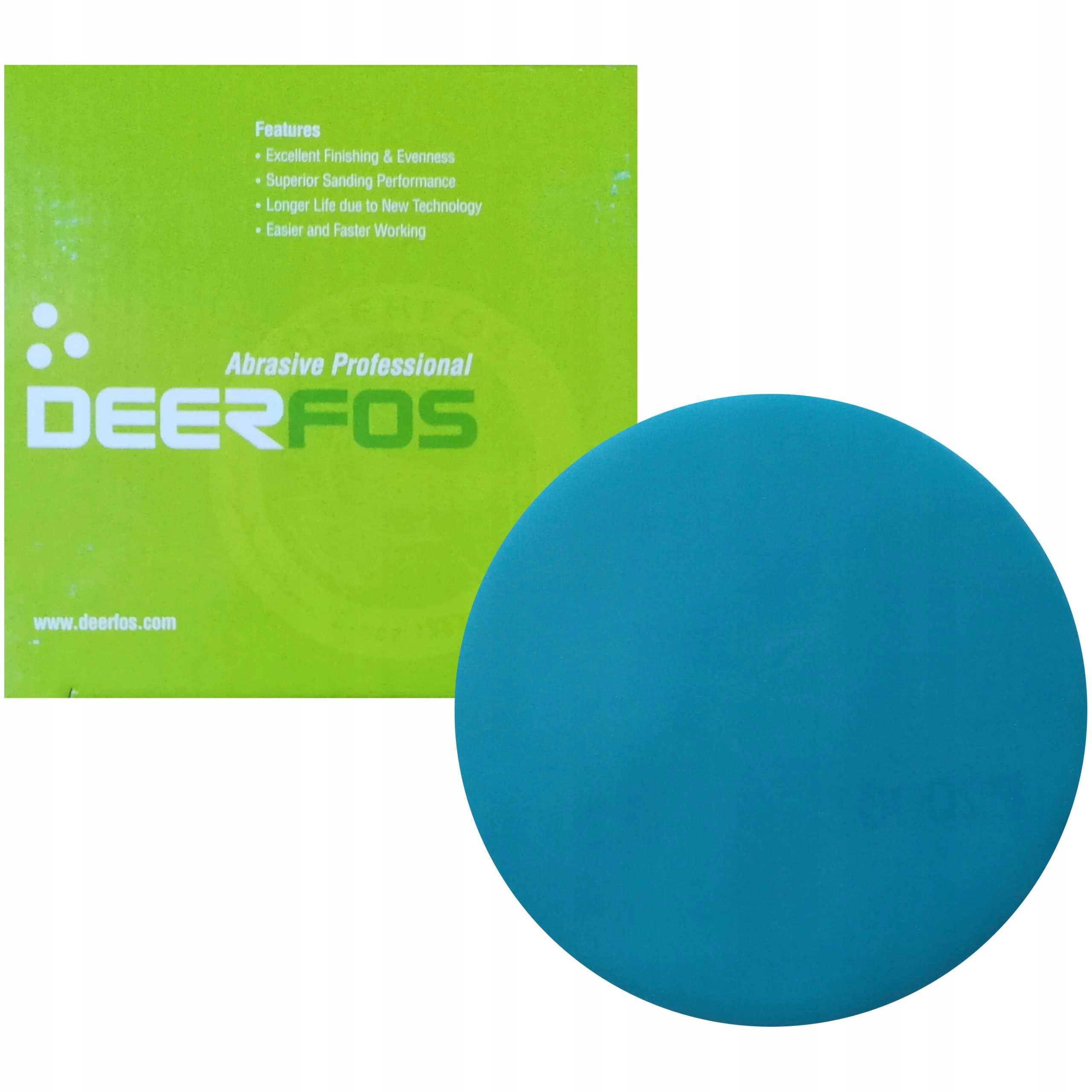 DEERFOS Krążki Ścierne Wodne Rzep 75mm P1500 50x SA331 75 mm NH p1500