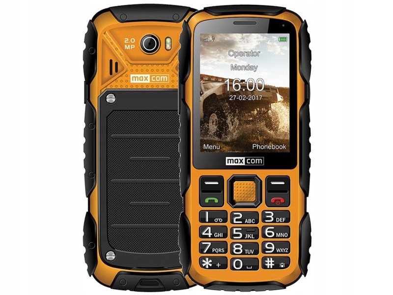 

Żółty Telefon Maxcom MM920 IP67