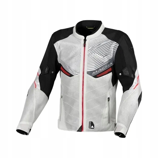 Macna Výpredaj Bunda Foxter Motorcycle Jacket Light Grey/black Farba Svetlá