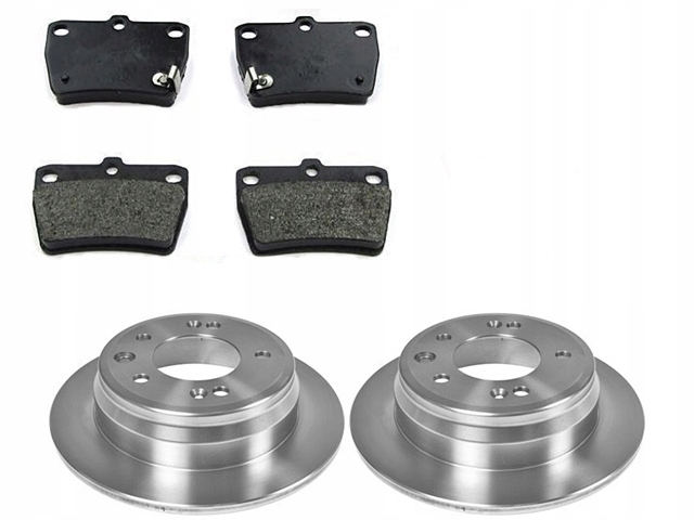 Kotouče zadní brzdové destičky Toyota RAV4 II 2 2000-2005