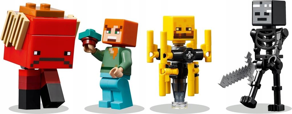 KLOCKI LEGO MINECRAFT 21266 BITWA NA MOŚCIE NETHERU NOWE DLA DZIECKA +TORBA Marka LEGO