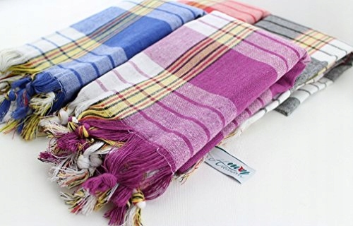 PESTEMAL 100% Turecki Ręcznik Tradycyjny Hammam do Sauny FIOLETOWY Kod producenta 13000