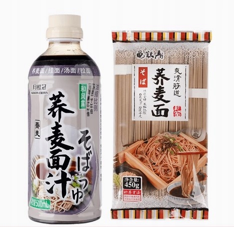 Levně Omáčka Soba 500 ml Kamekuruya Soba 450 g