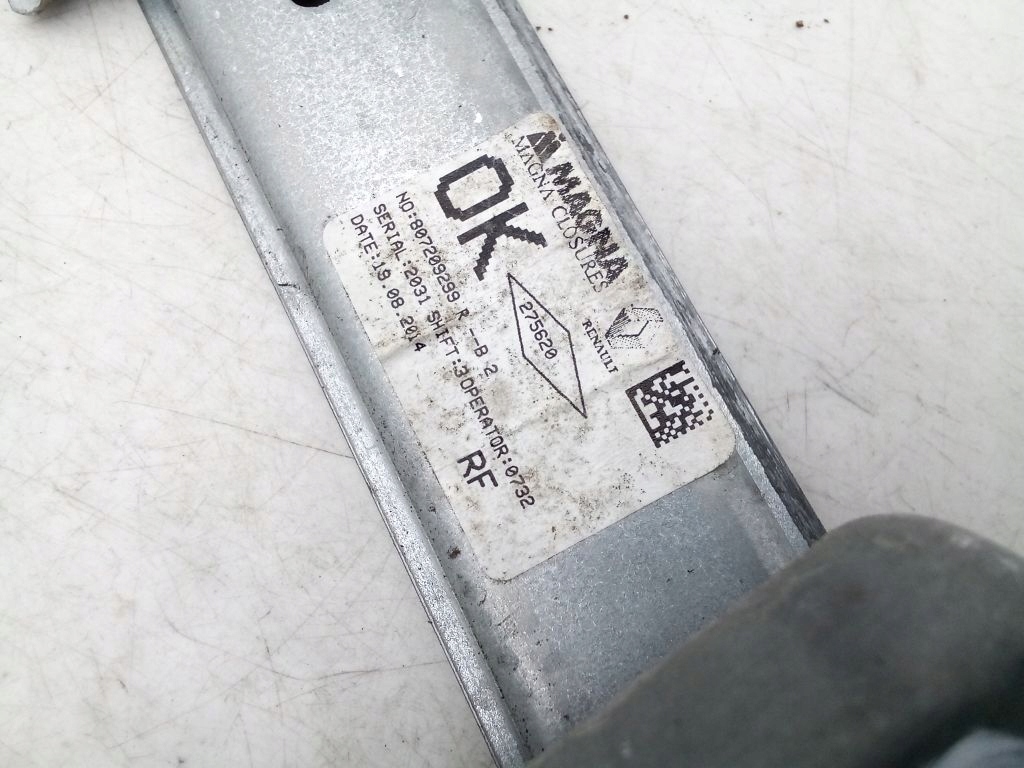 Dacia Sandero II 2 window regulator right front front 807209299R