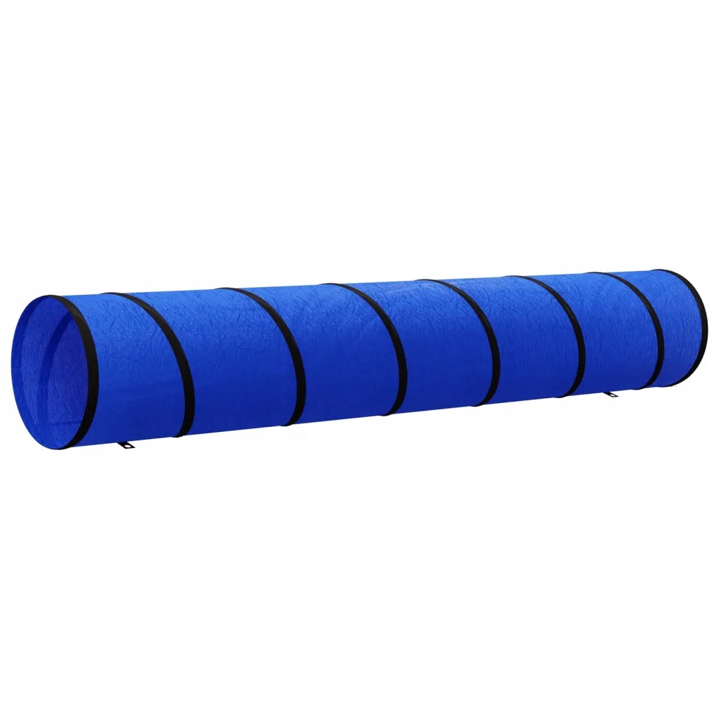 Levně Tunel pro psa z polyesteru, modrý, 50 x 300 cm, s taškou a kolíky