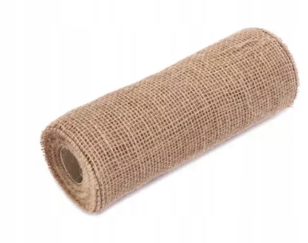 Taśma Jutowa wstążka Juta Naturalna 25cm x 5m 225g