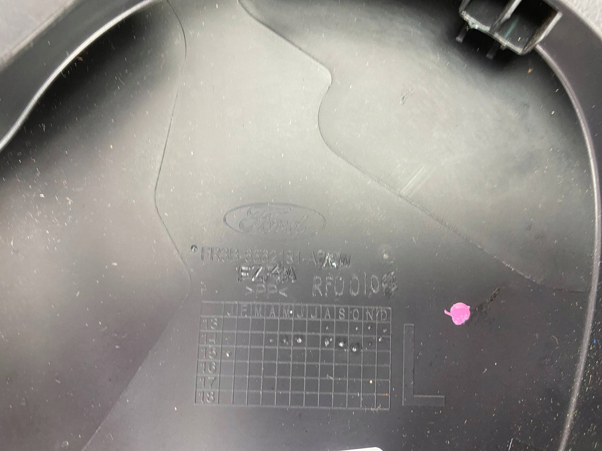 Blende Abdeckung Seite SITZ Ford Mustang VI 2015+