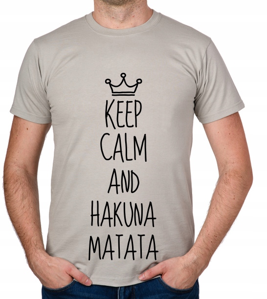 

koszulka Keep Calm And Hakuna Matata prezent