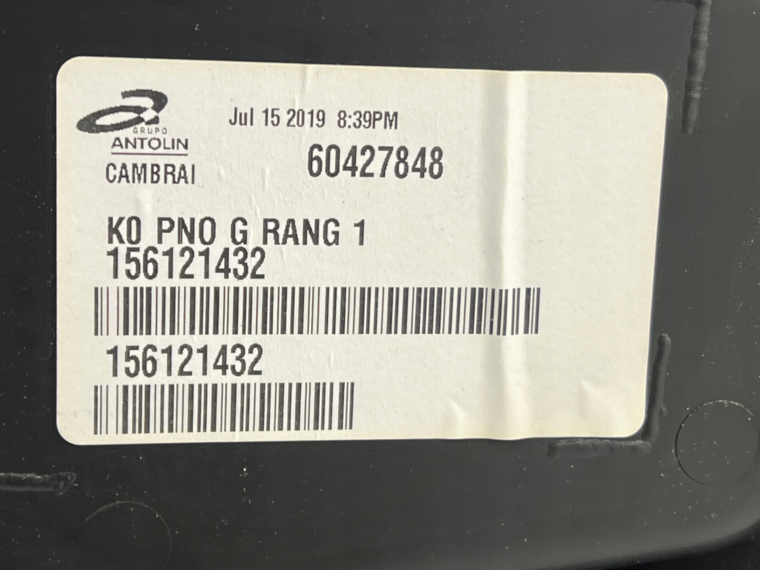 side door left front EXPERT III JUMPY III PROACE II VIVARO C ZAFIRA D