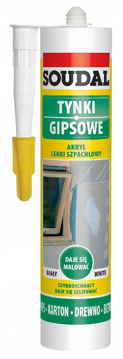 

Soudal Akryl szpachlowy lekki biały 280ml