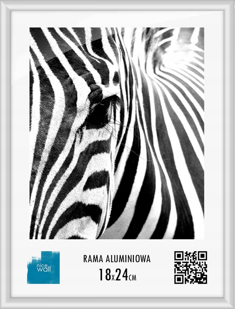 

Srebrna Rama aluminiowa 18x24 cm Ramka 18x24 cm
