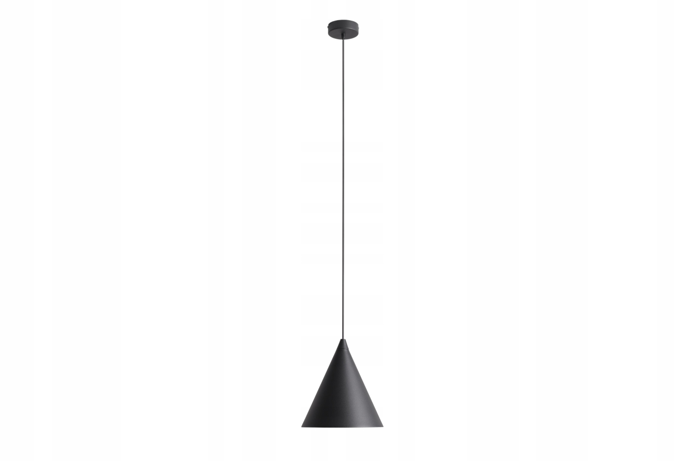 Závěsná lustrová lampa Aldex Form black 1108G1 1xE27 černá bílá 24 cm