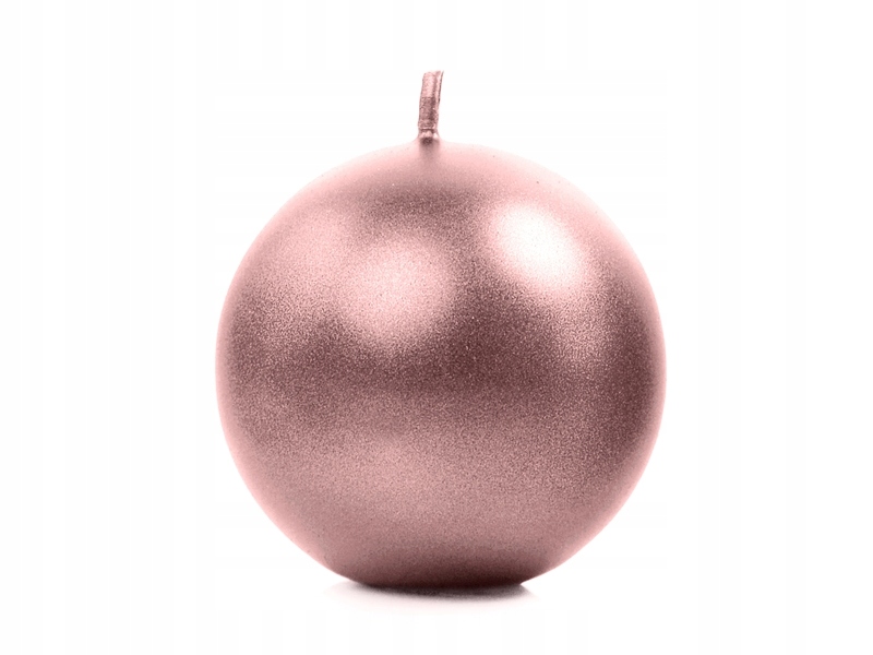 

Świeca kula rose gold 8cm 1szt SKUMET80-019R