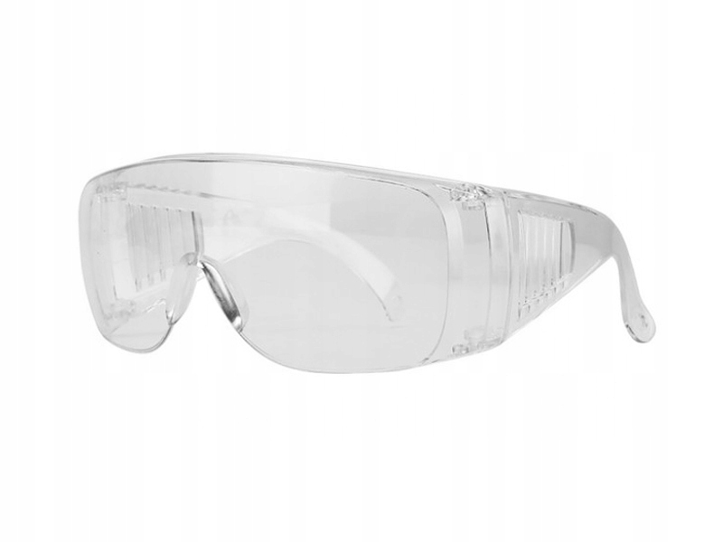 OKULARY OCHRONNE PRZECIWODPRYSKOWE PRZEŹROCZYSTE
