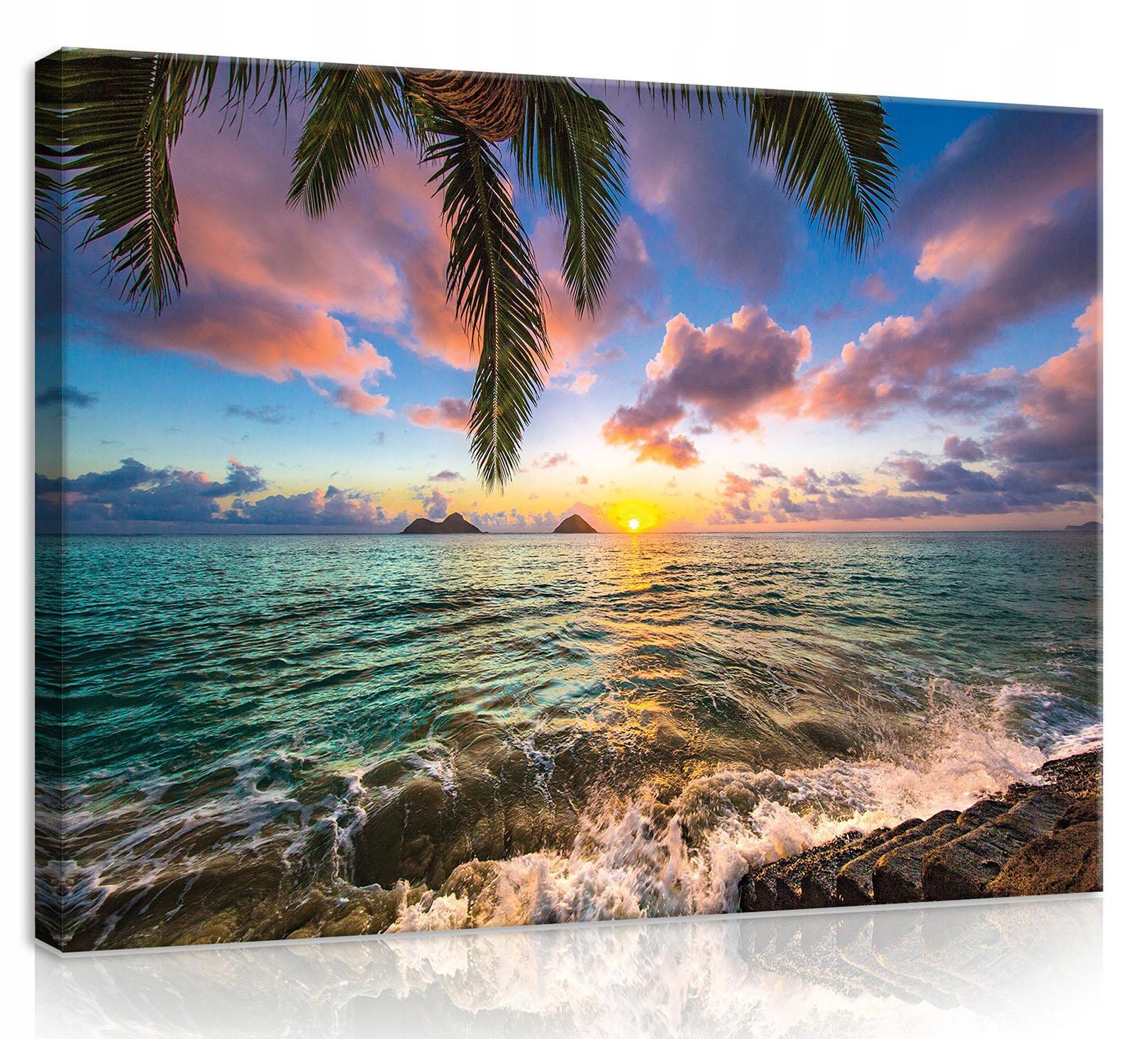 Obraz Na Plátně Canvas 100x75 Moře Nebe Západ