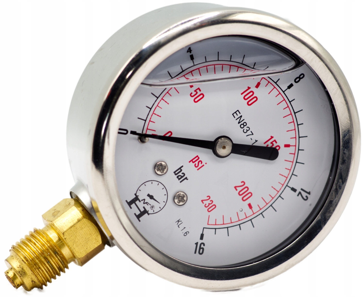 

Manometr hydrauliczny 16 Bar 63mm ciśnieniomierz