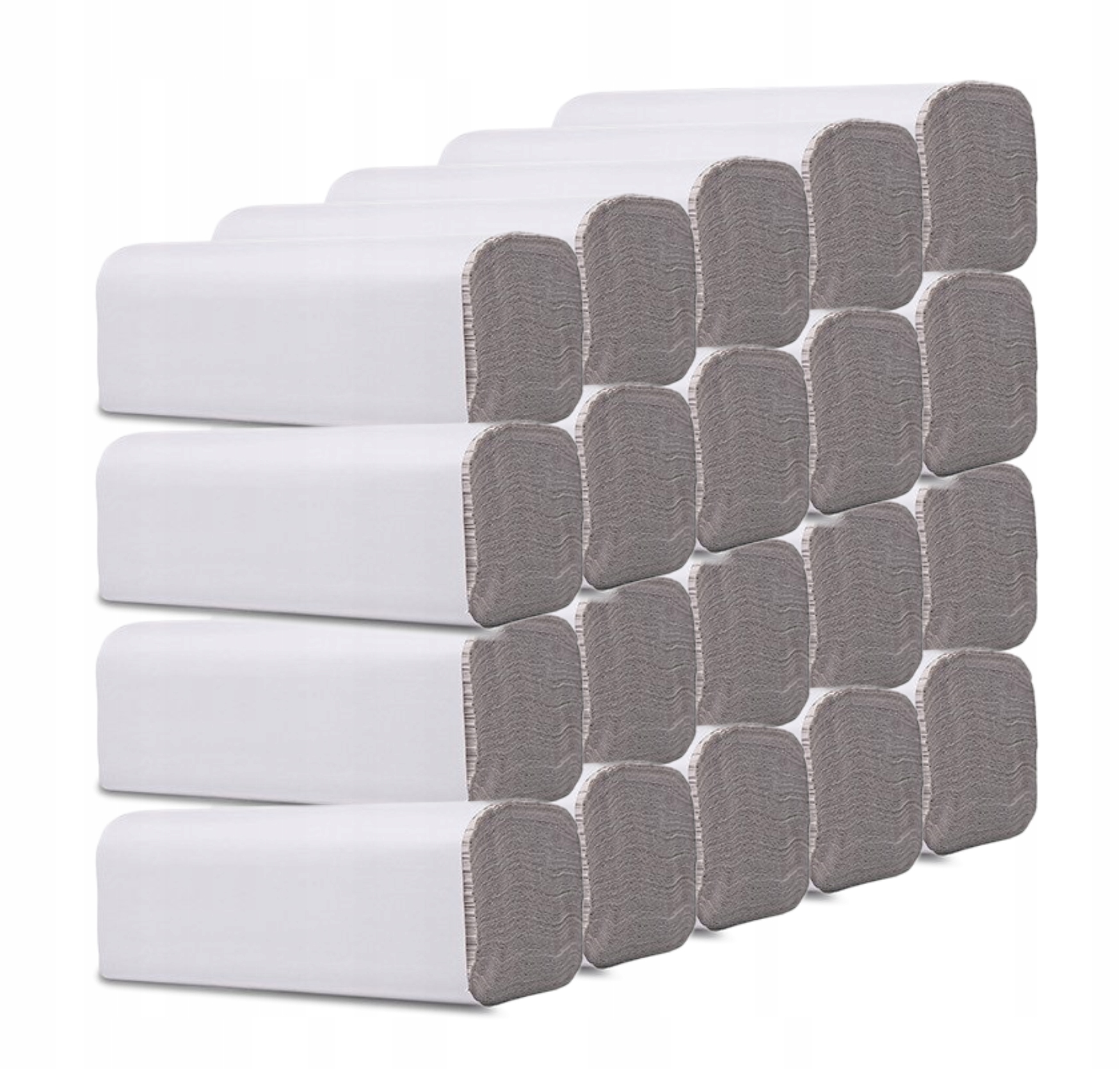 PAPIEROWE RĘCZNIKI SKŁADANE ZZ szare 4000szt EAN (GTIN) 5906095000152