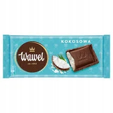 Levně Wawel Čokoláda Kokosová 87 g
