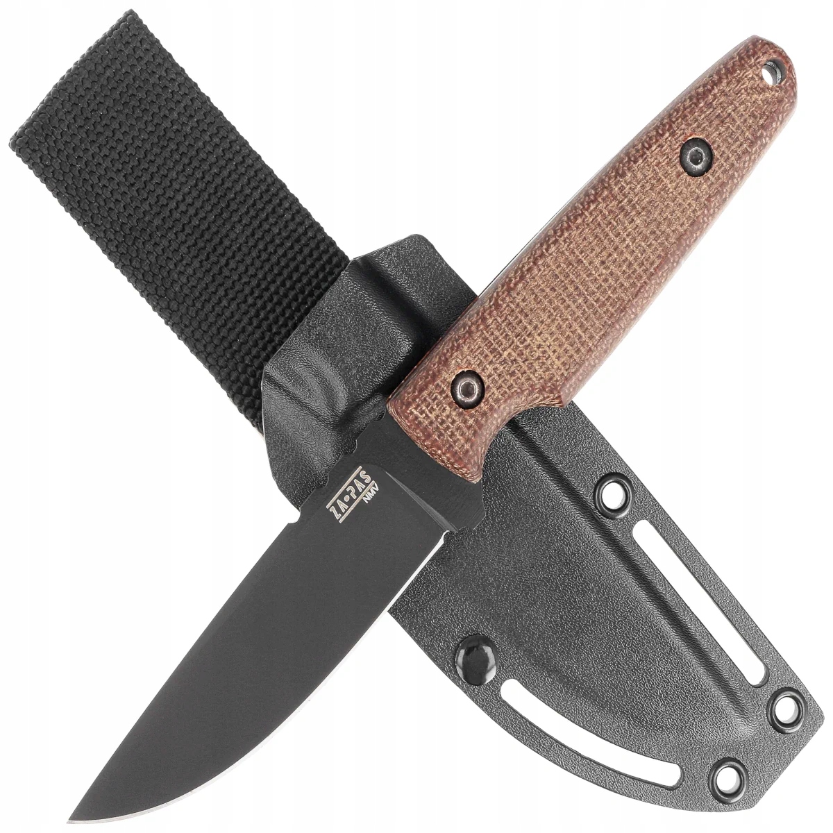 Nůž Za-Pas Handie Brown Micarta, Nmv (han-ce-m-br)