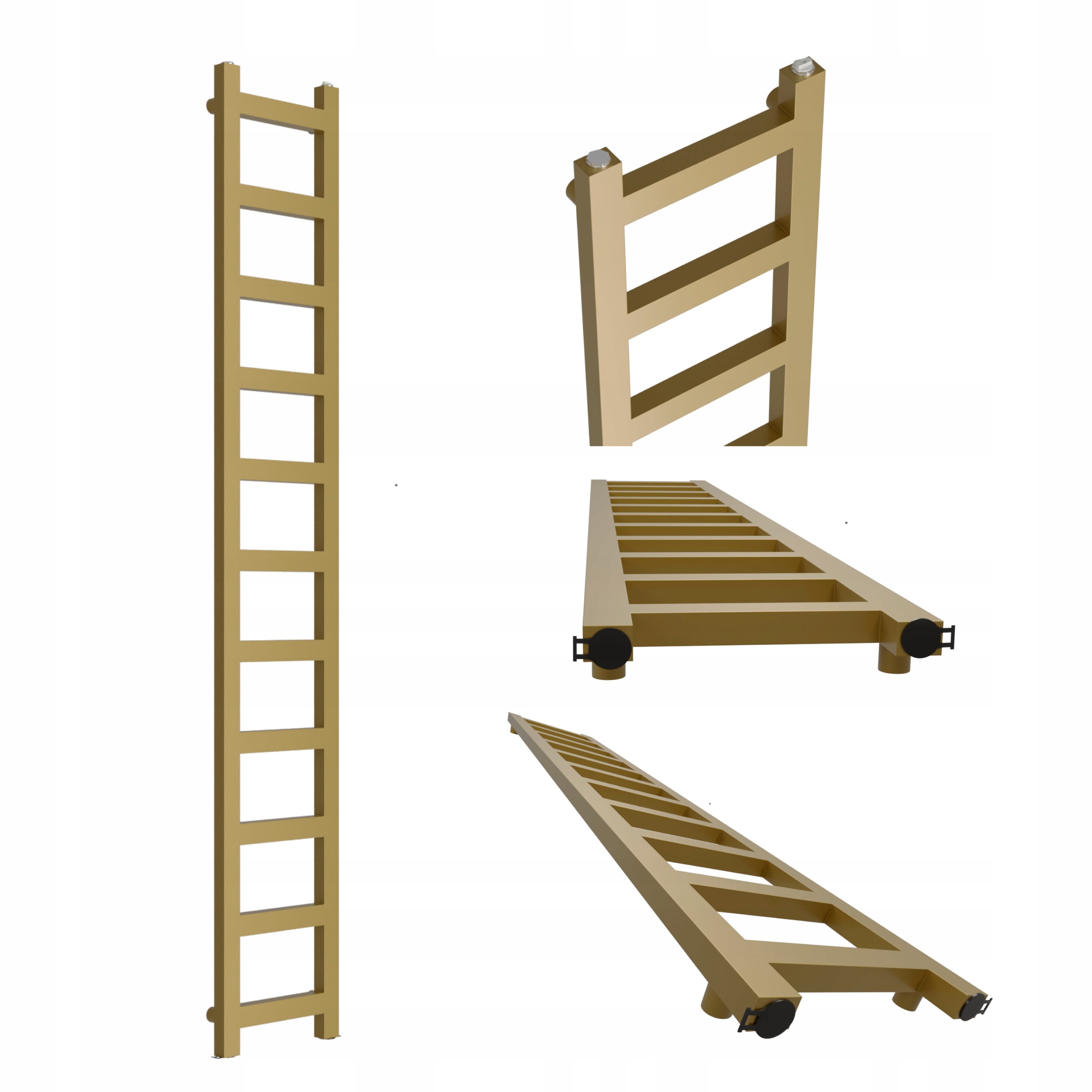 Koupelnový radiátor Lucy 1650x250 Světlý Antik