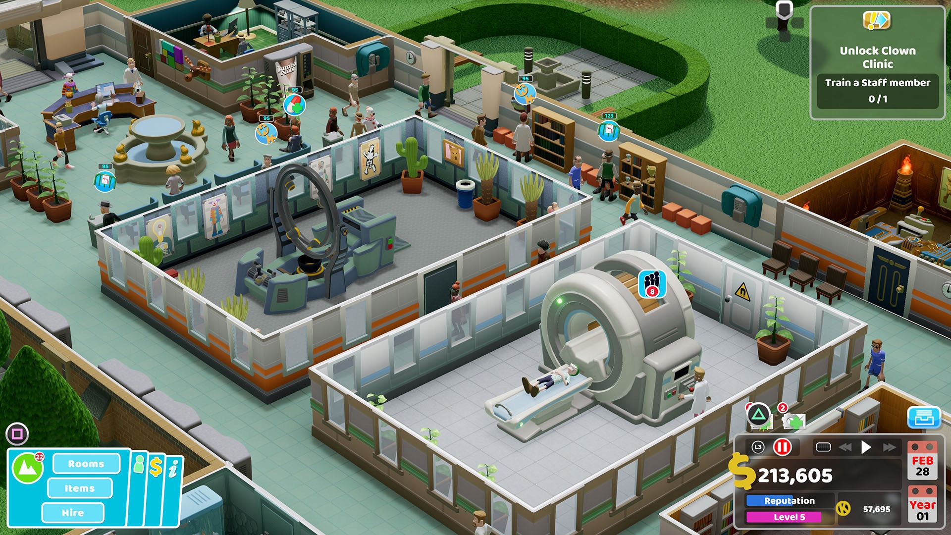 Two Point Hospital PL Szpital Symulator Switch NS Tematyka symulacje