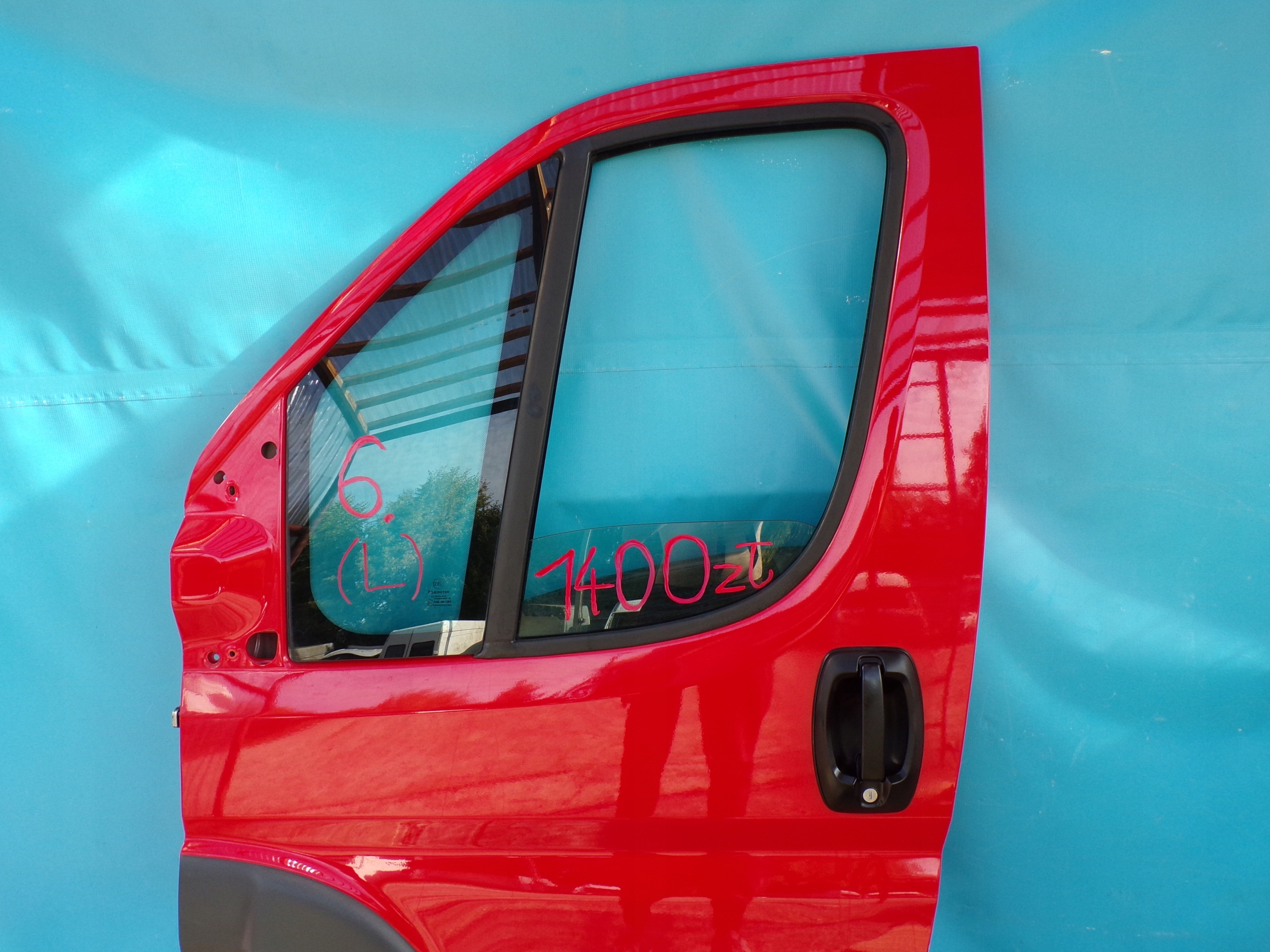 DUCATO JUMPER BOXER Max door front left front red do ZALOZENIA