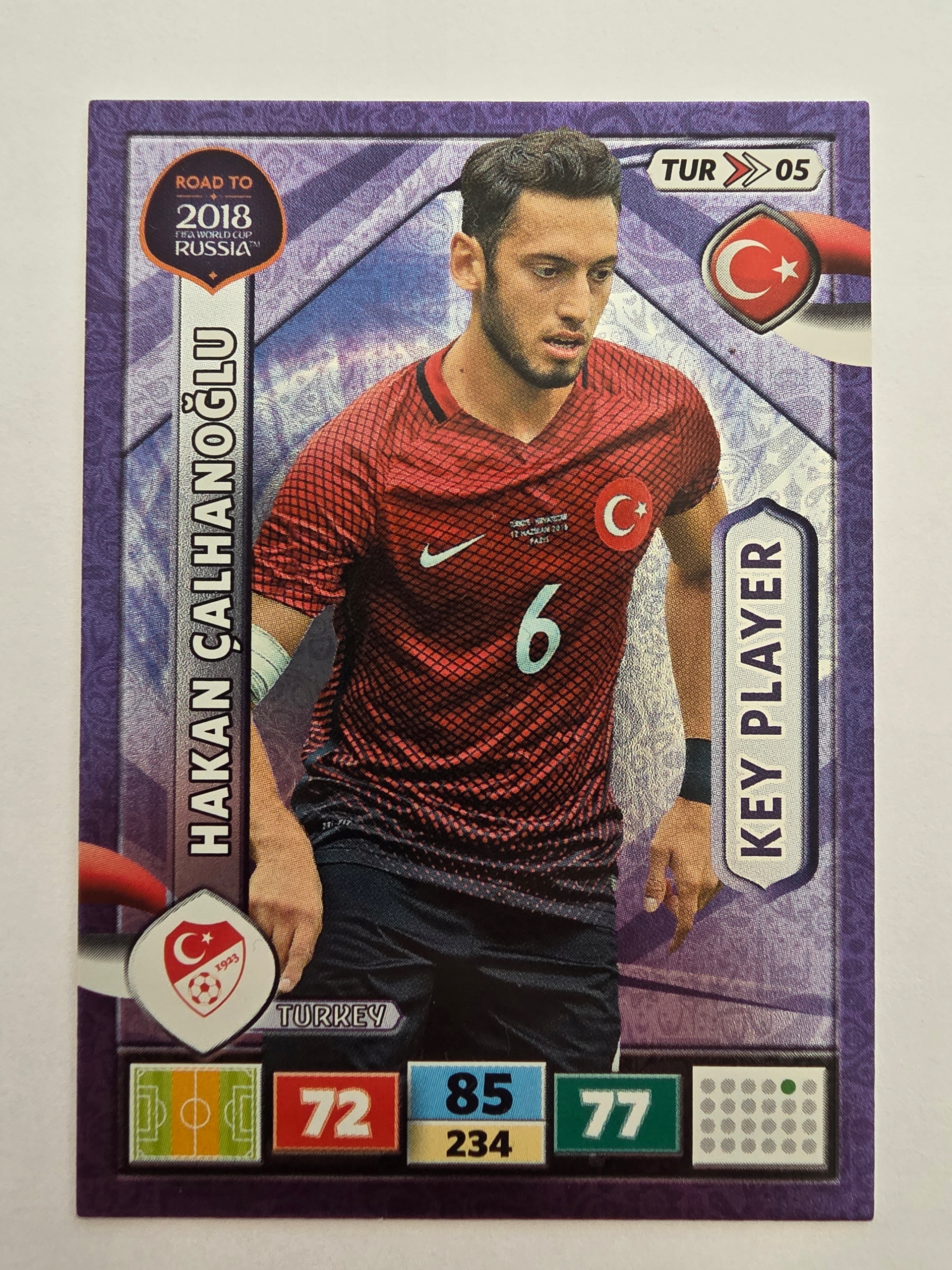 2018 Panini Road To World Cup Russia Calhanoglu Key Player Turcja Tur 5