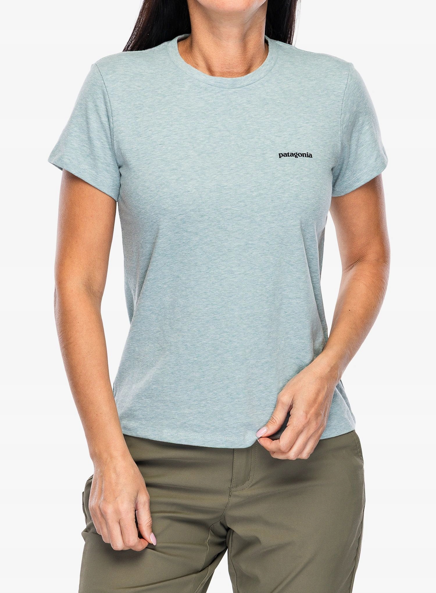 Dámské tričko Patagonia P-6 Logo Responsibili-Tee p-6 outline/modré M