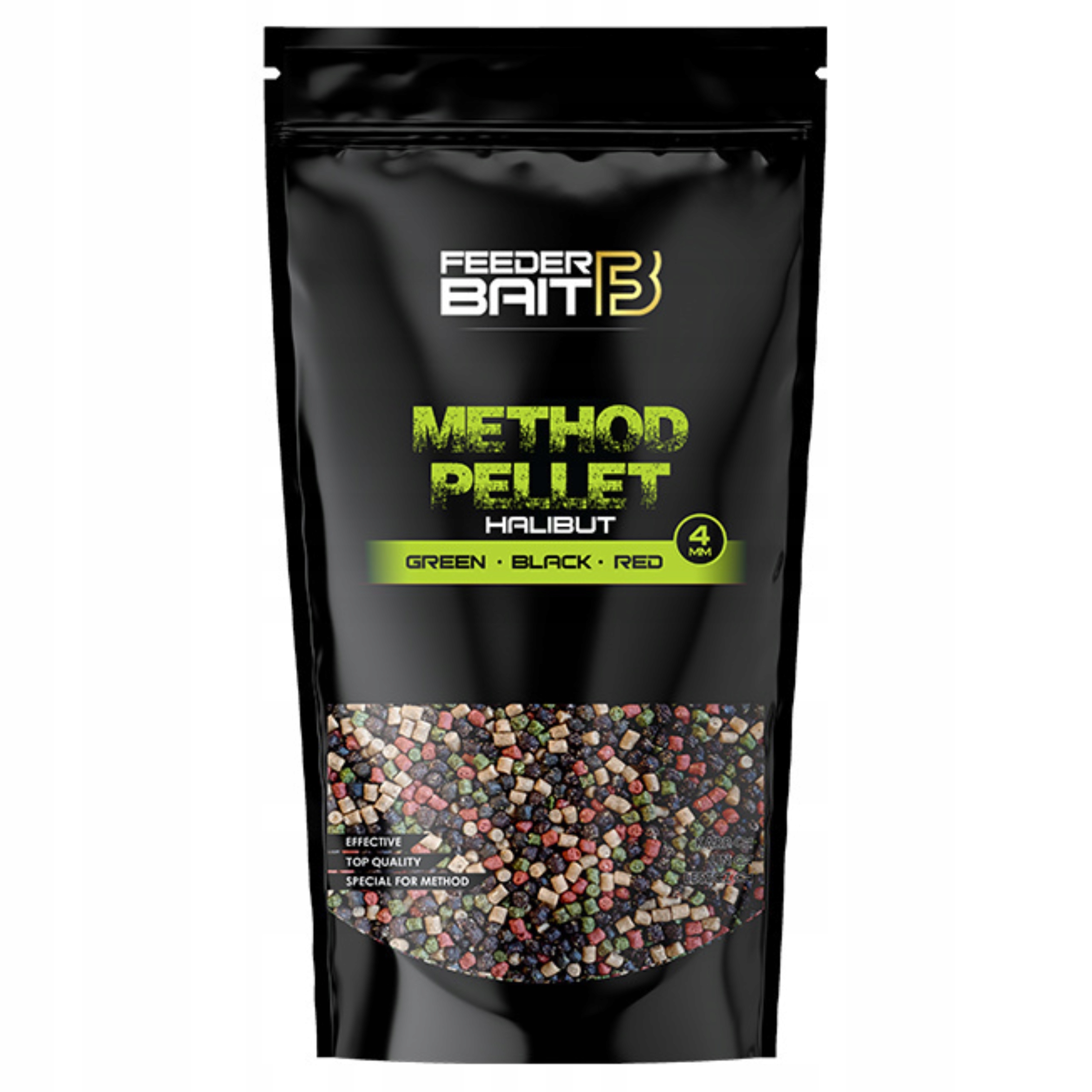 Method Pellet 4mm Halibut Red Green Black 800g Feeder Bait