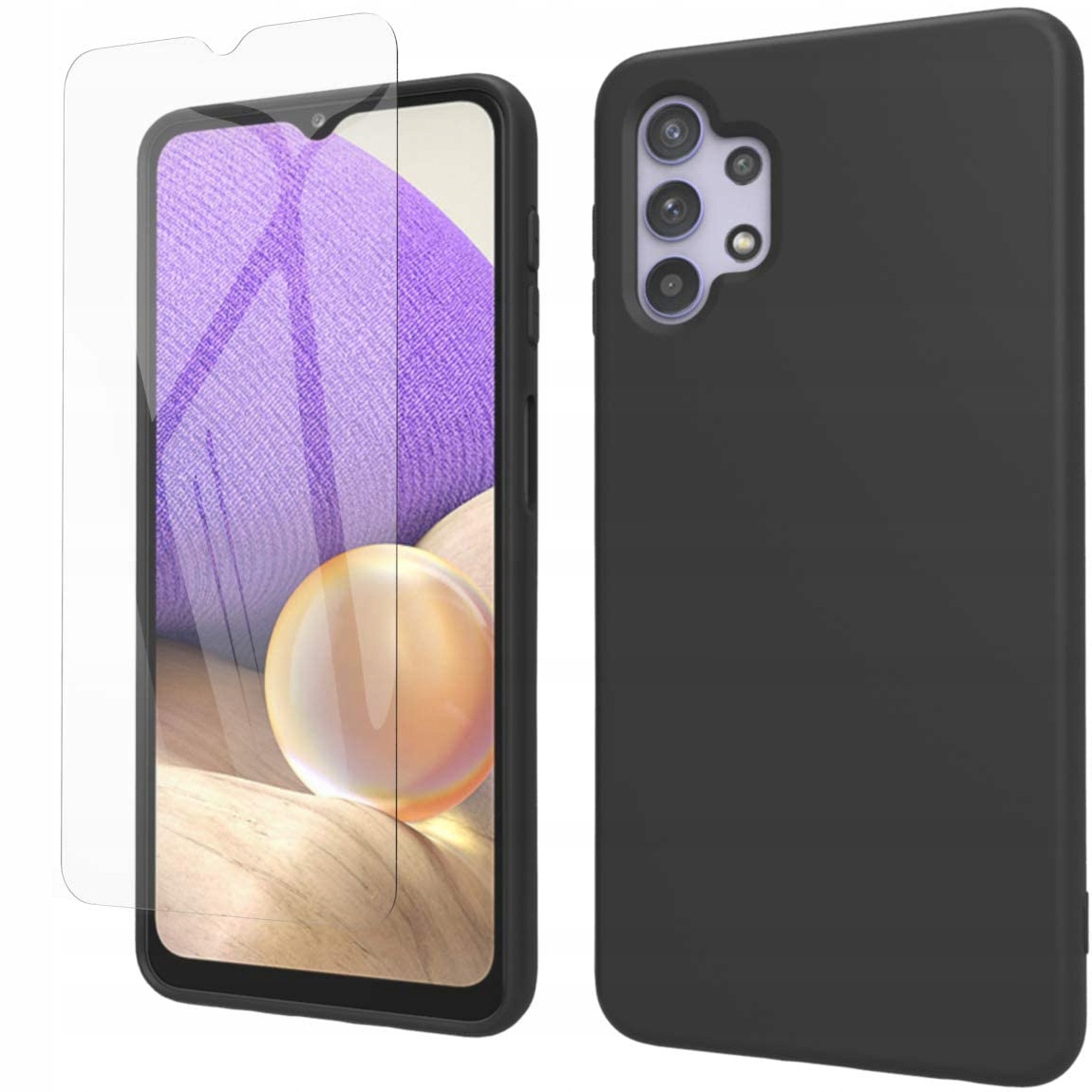 

Etui Case Silikon do Samsung Galaxy A32 4G Szkło