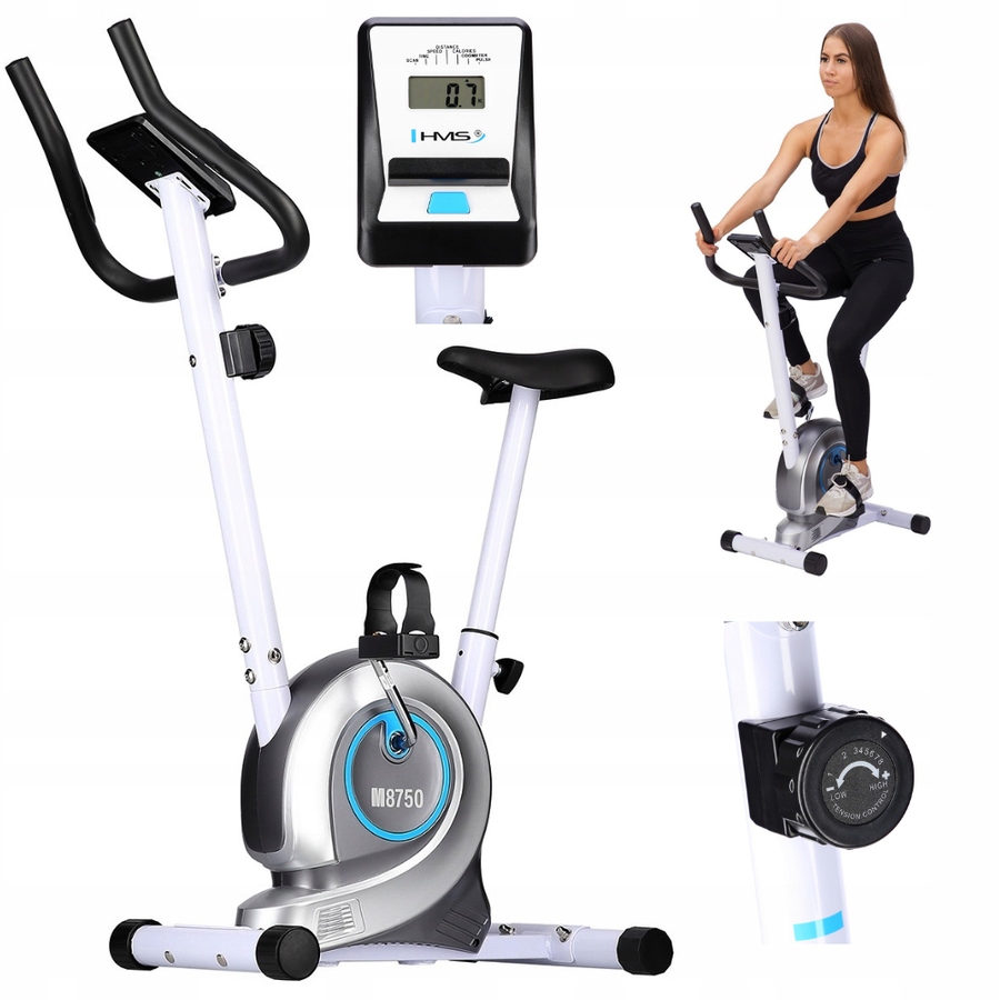 Magnetický tréninkový stacionární kolo pro fitness a kardio cvičení Hms