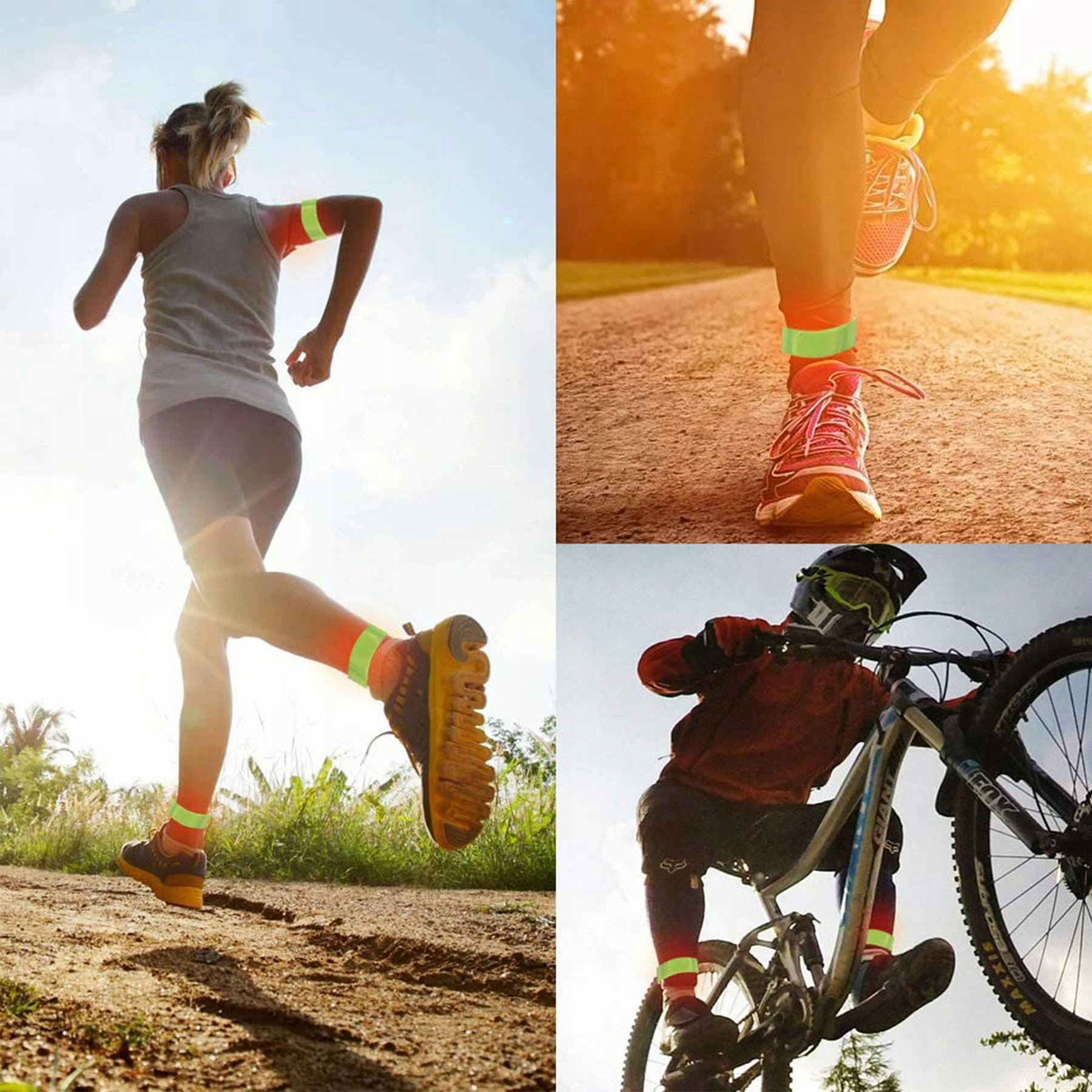 OPASKA ODBLASKOWA ELASTYCZNA NA RĘKĘ ROWER torebkę EAN (GTIN) 5905398027279