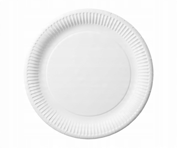 

Talerz papierowy Biały 23 cm